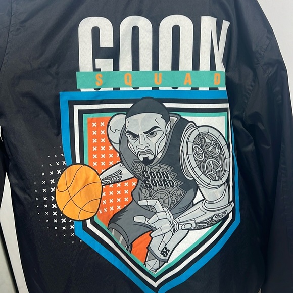 LEBRON JAMES MEMBER ONLY  LOONEY TUNES SPACES JAM GOON SQUAD JACKET SIZE L - Picture 2 of 11